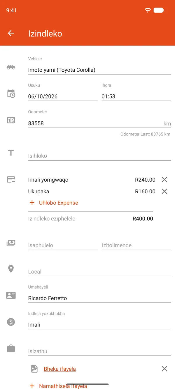 Ukufakwa kwezindleko zokupaka nezemigwaqo ekhokhelwayo, isaphulelo nezinkokhelo ezihlukene